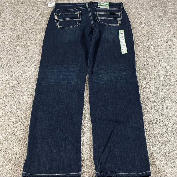Cinch Sawyer Jeans Mens 34x34 Dark Wash Denim Straight Cowboy Western NWT C46